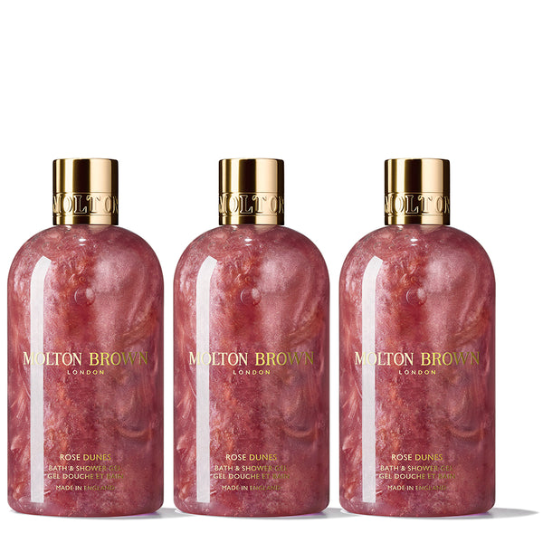 まとめ買い特典付】ローズデューン バス＆シャワージェル 300ml 3本