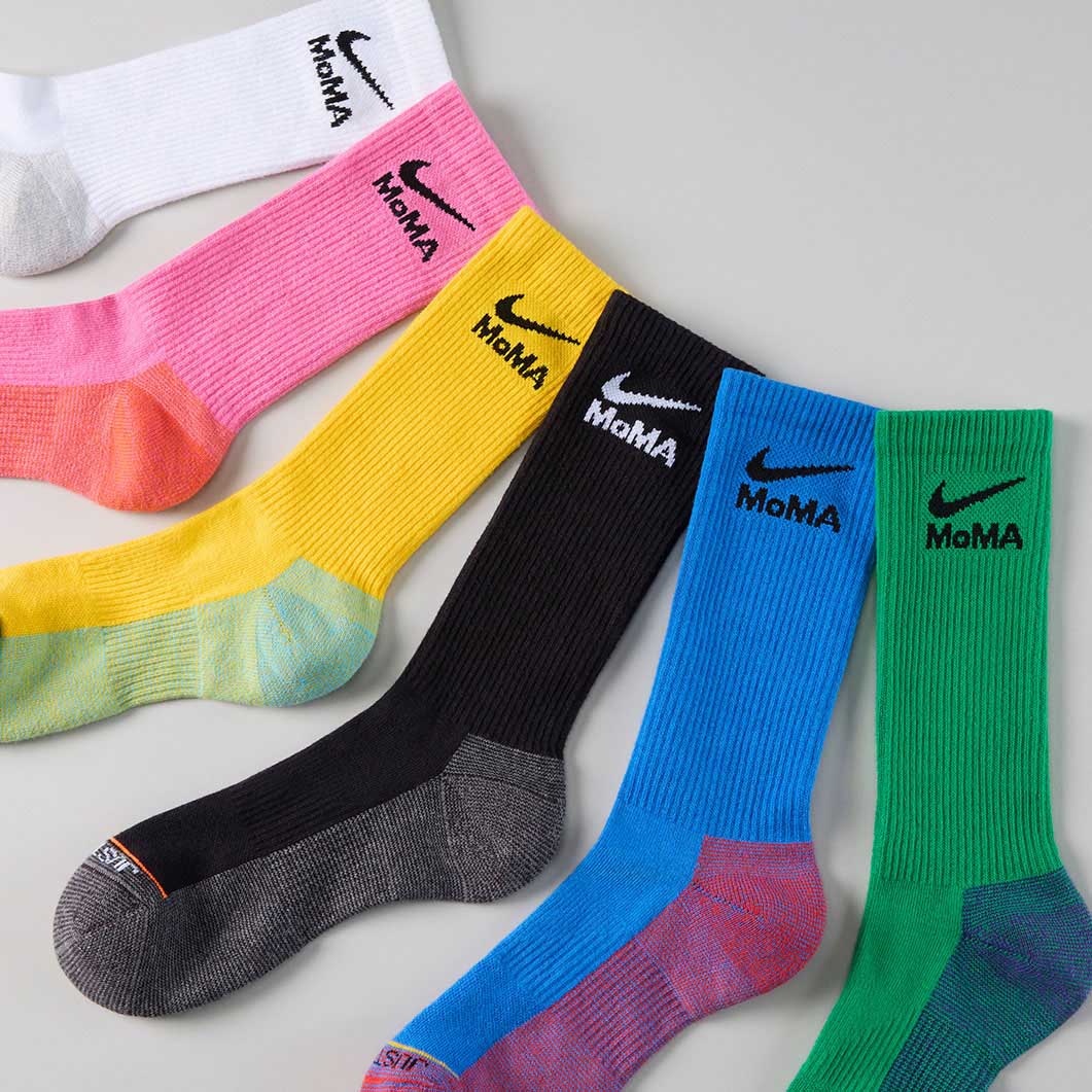 MoMA ナイキ エブリデイ ソックス ブルー S 21－23cm(ブルー