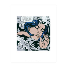 ロイ・リキテンスタイン：Drowning Girl ポスター：ポスター