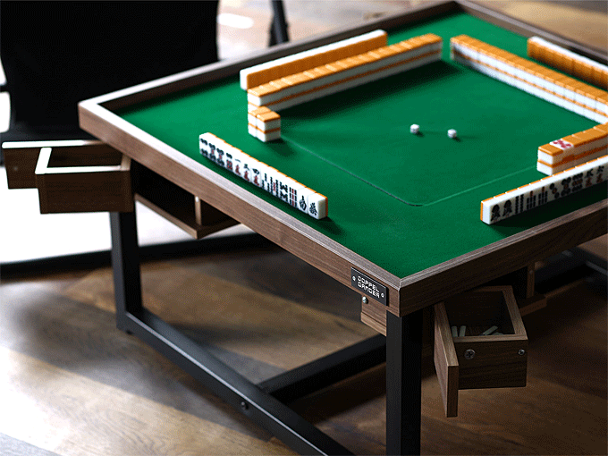 麻雀卓 モダンスタイル マージャン テーブル DDS490-BR ロースタイル