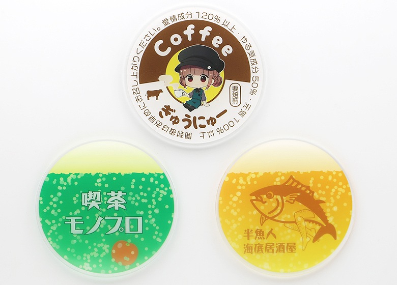 オリジナルデザイン アクリルコースター | オリジナルグッズ