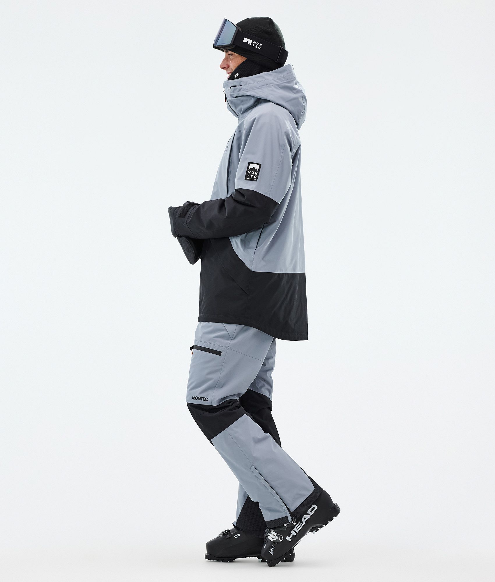 Montec Arch スキージャケット メンズ Soft Blue/Black - ブルー