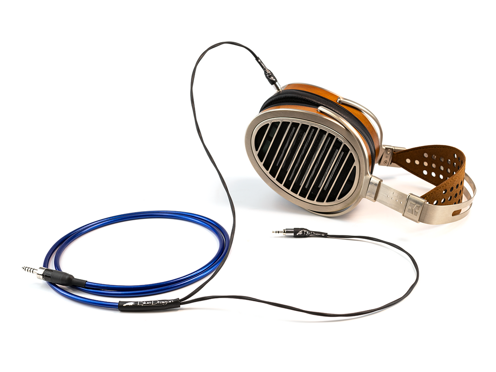 Blue Dragon Premium Cable for HiFiMan Headphones | Moon Audio