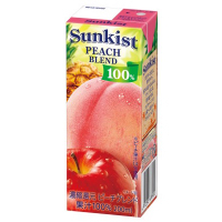サンキスト 100%ピーチブレンド | 飲料 | 商品紹介 | 森永乳業株式会社