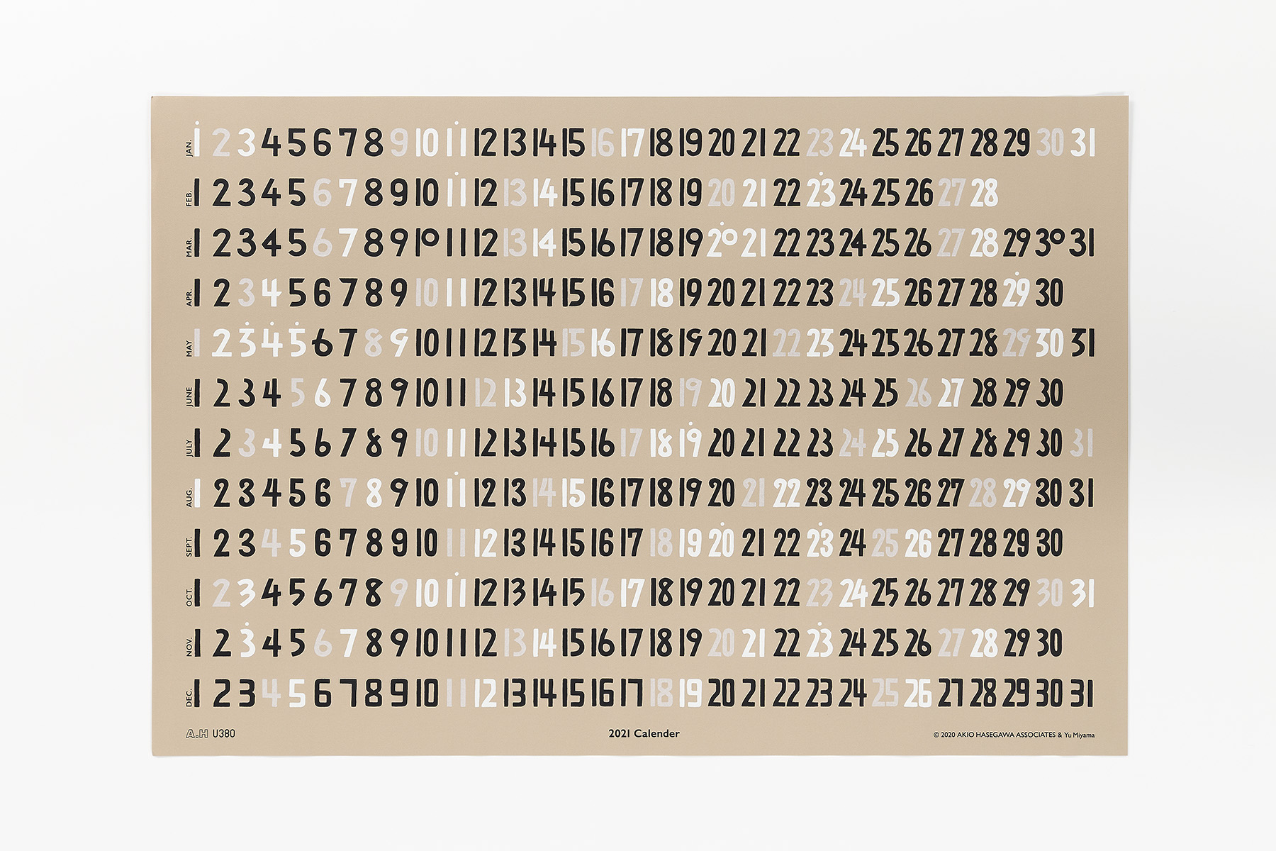 AKIO HASEGAWA + YU MIYAMA CALENDAR 2026 | GRAPH Co. Ltd. | グラフ