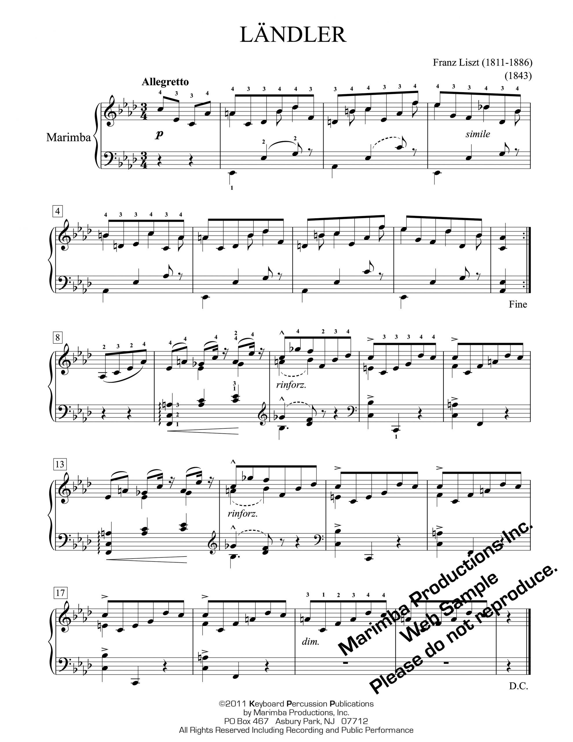 Franz Liszt: The Bicentennial Collection - Mostly Marimba