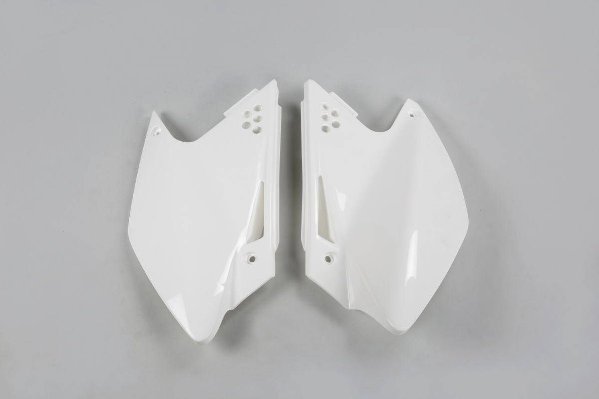 UFO Side Panels - Kawasaki KXF 250 06-08 - White | MCAS