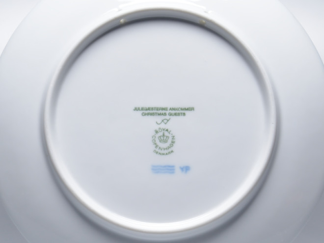 ロイヤルコペンハーゲン 皿 イヤープレート クリスマスのお客様 1993