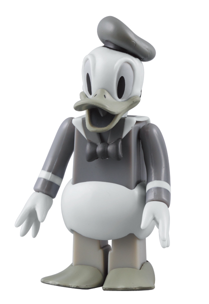 キューブリック ドナルドダックとグーフィー BLACK & WHITE ver.