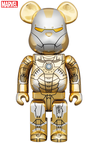 MEDICOM TOY - BE@RBRICK SORAYAMA IRONMAN REVERSE 1000％