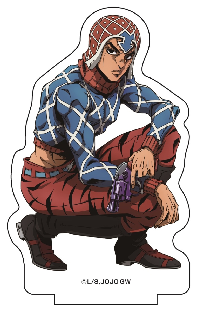 ジョジョの奇妙な冒険 リアルペイントシート 第5部 ミスタ ジョジョ