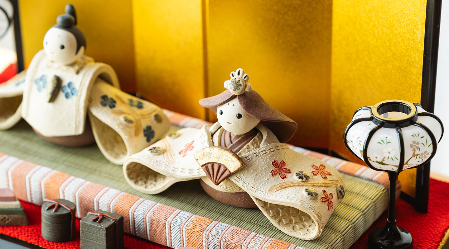 陶器の雛人形で特別な初節句を｜2025年いわいシリーズ全紹介 | 信楽焼 明山