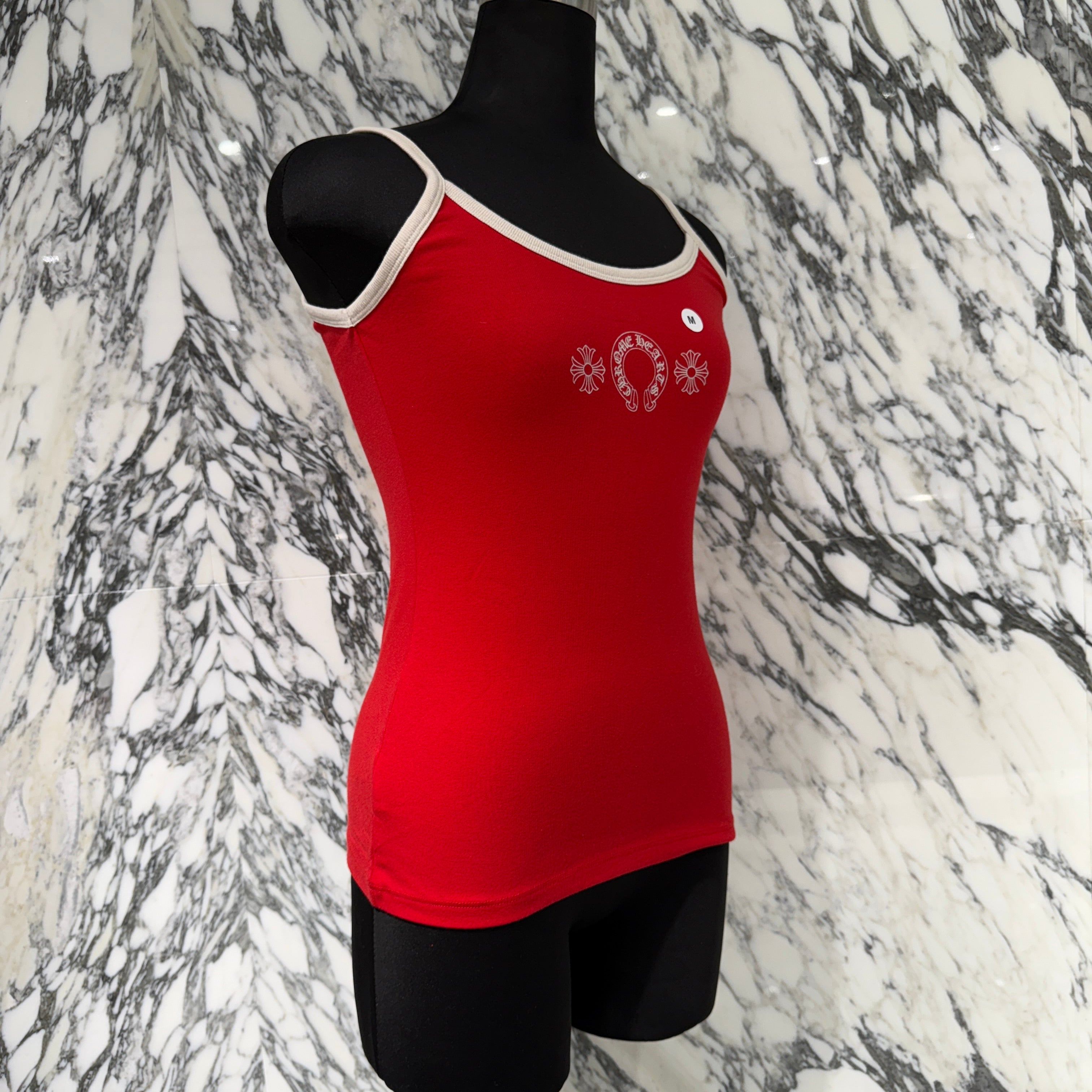 CHROME HEARTS Horseshoe Short Camisole Top Size M クロムハーツ