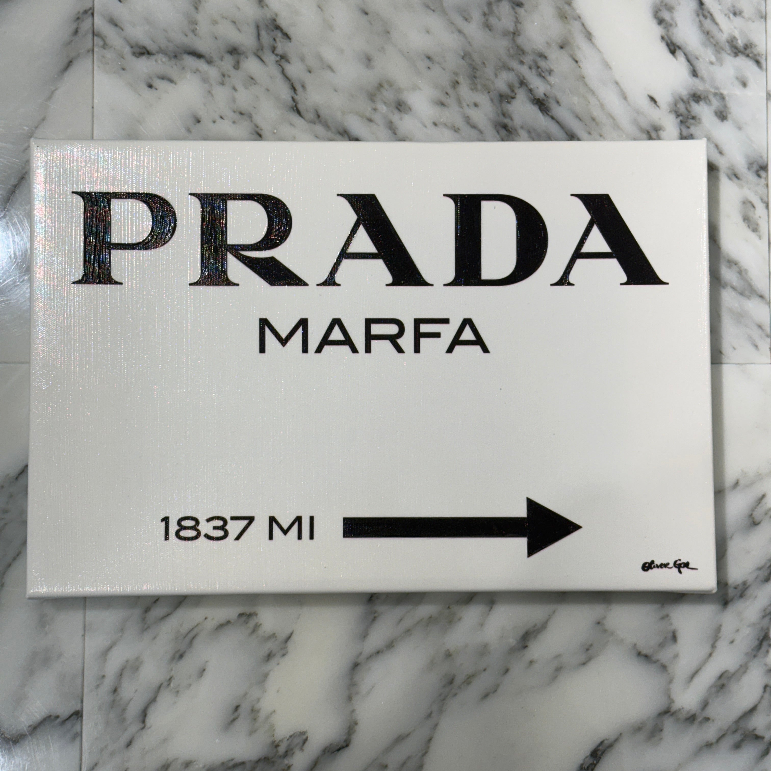 THE Oliver Gal PRADA MARFA Canvas Art ザ・オリバーガル プラダ