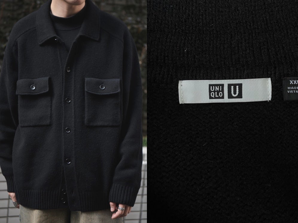 大バズリ中の「ユニクロ ユー」のラムニットジャケットなら簡単に