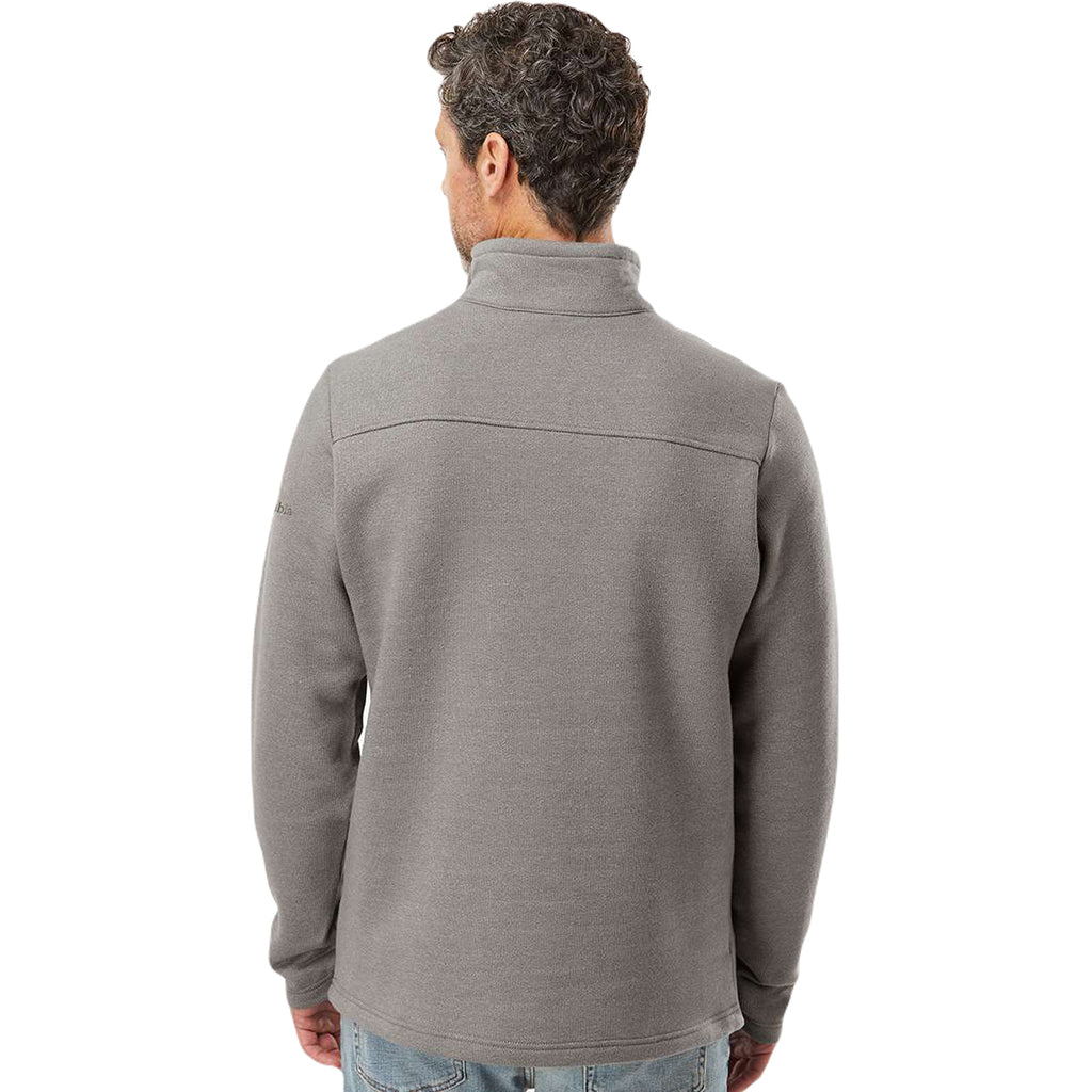 Columbia Men's Boulder Heather Great Hart Mountain III Half-Zip Pullov