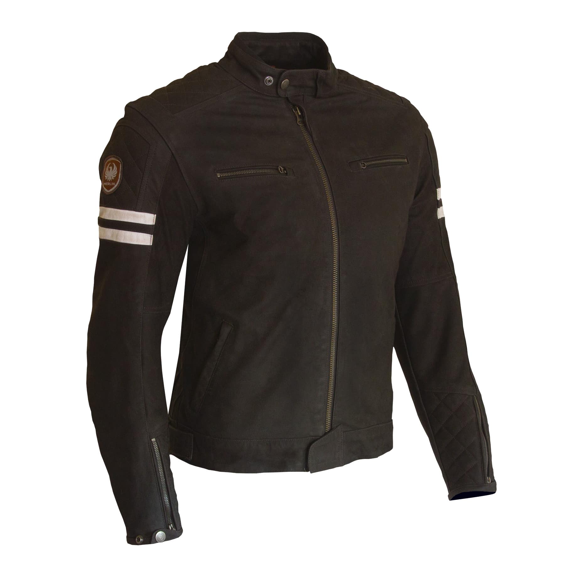 Hixon II Classic Leather Motorcycle Jacket - Merlin Bike Gear