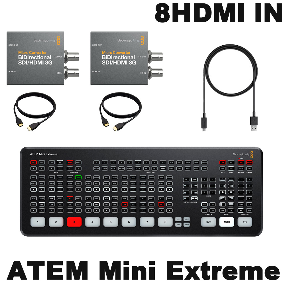 Blackmagic HDMI ビデオスイッチャー ATEM Mini Extreme(SDI