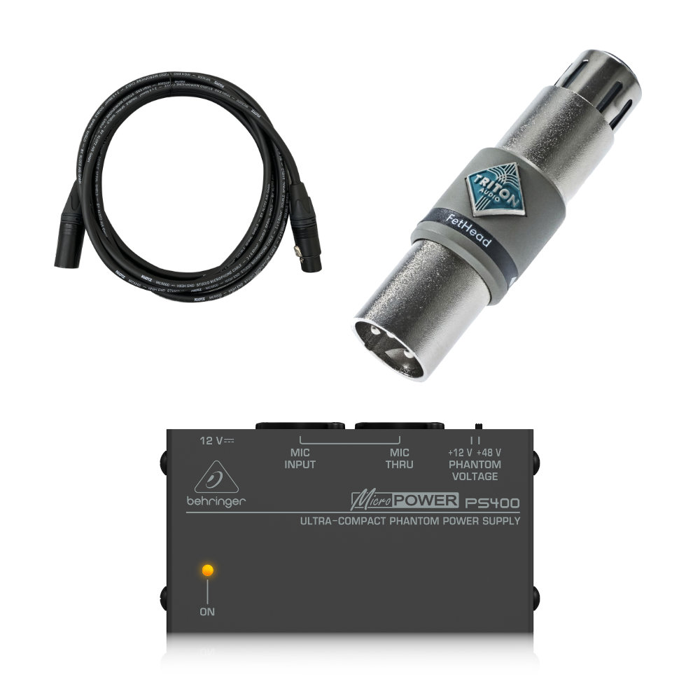 TRITON AUDIO インラインプリアンプ FetHead(KLOTZマイクケーブル＋