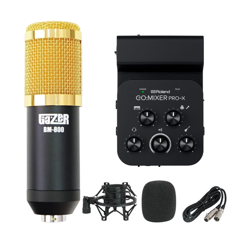 Roland ネット配信向きオーディオインターフェイス GO:MIXER PRO X