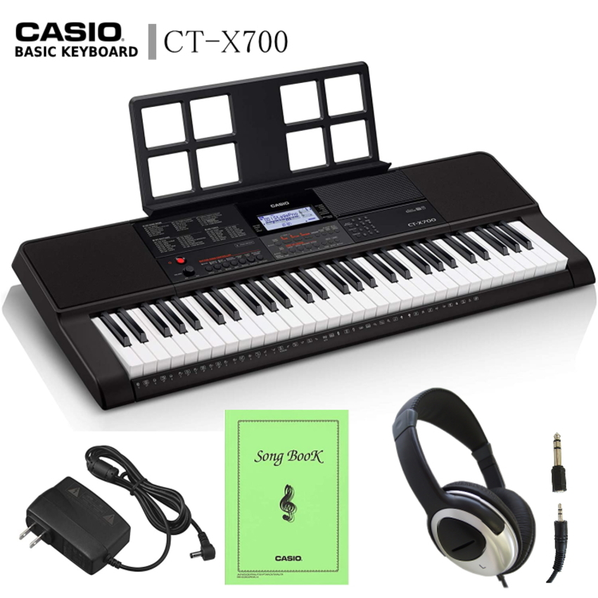 カシオ ベーシックキーボード CT-X700「ヘッドフォン付き」 by福山楽器