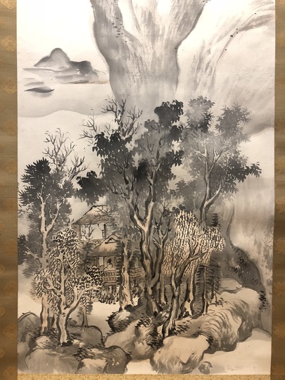 谷文晁 山水図｜古美術・掛け軸の販売・買取・鑑定-松本松栄堂