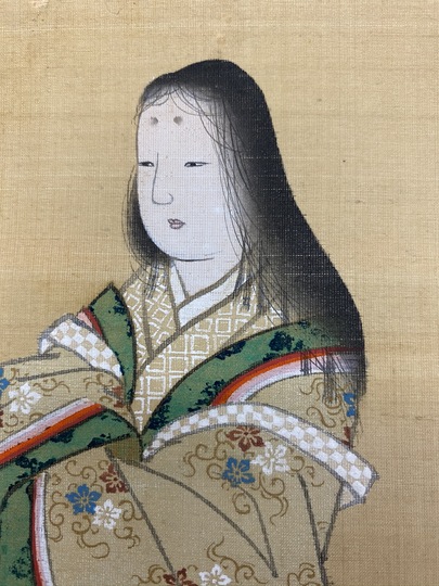 英一蝶 竹取物語図｜古美術・掛け軸の販売・買取・鑑定-松本松栄堂