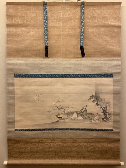 狩野常信 林和靖図｜古美術・掛け軸の販売・買取・鑑定-松本松栄堂