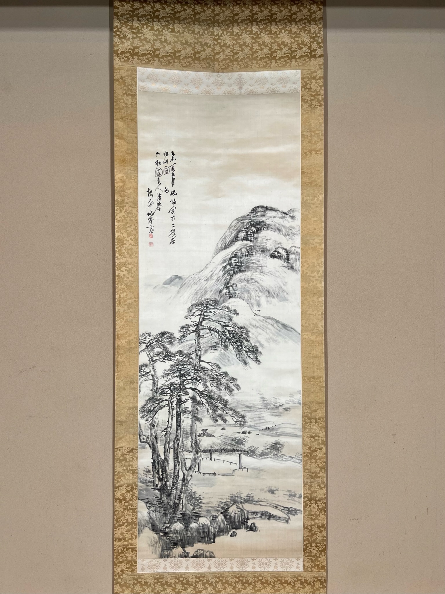 山本梅逸 倣元人水墨山水図｜古美術・掛け軸の販売・買取・鑑定-松本松栄堂