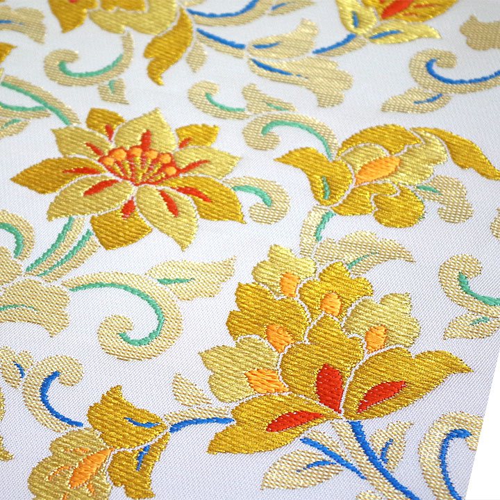 龍村美術織物 謹製 西陣織 本袋帯【唐草祥栄錦】 [241021-ho-44