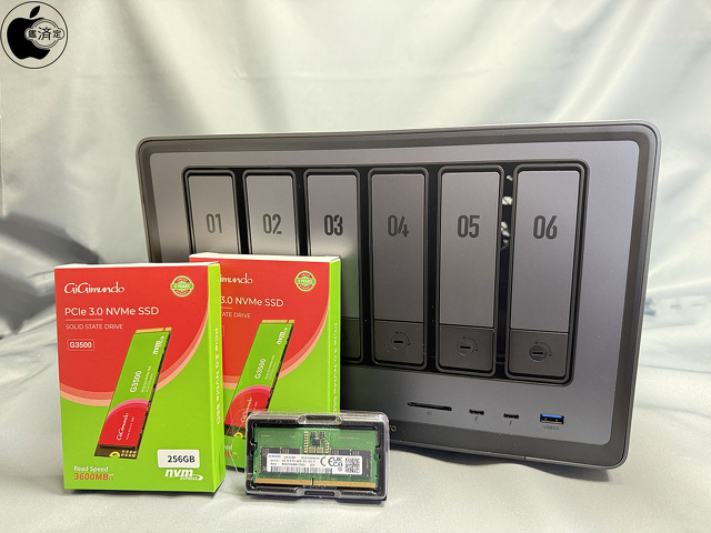 UGREENのNAS「UGREEN NASync DXP6800 Pro」をメモリとM.2 SSD増設で