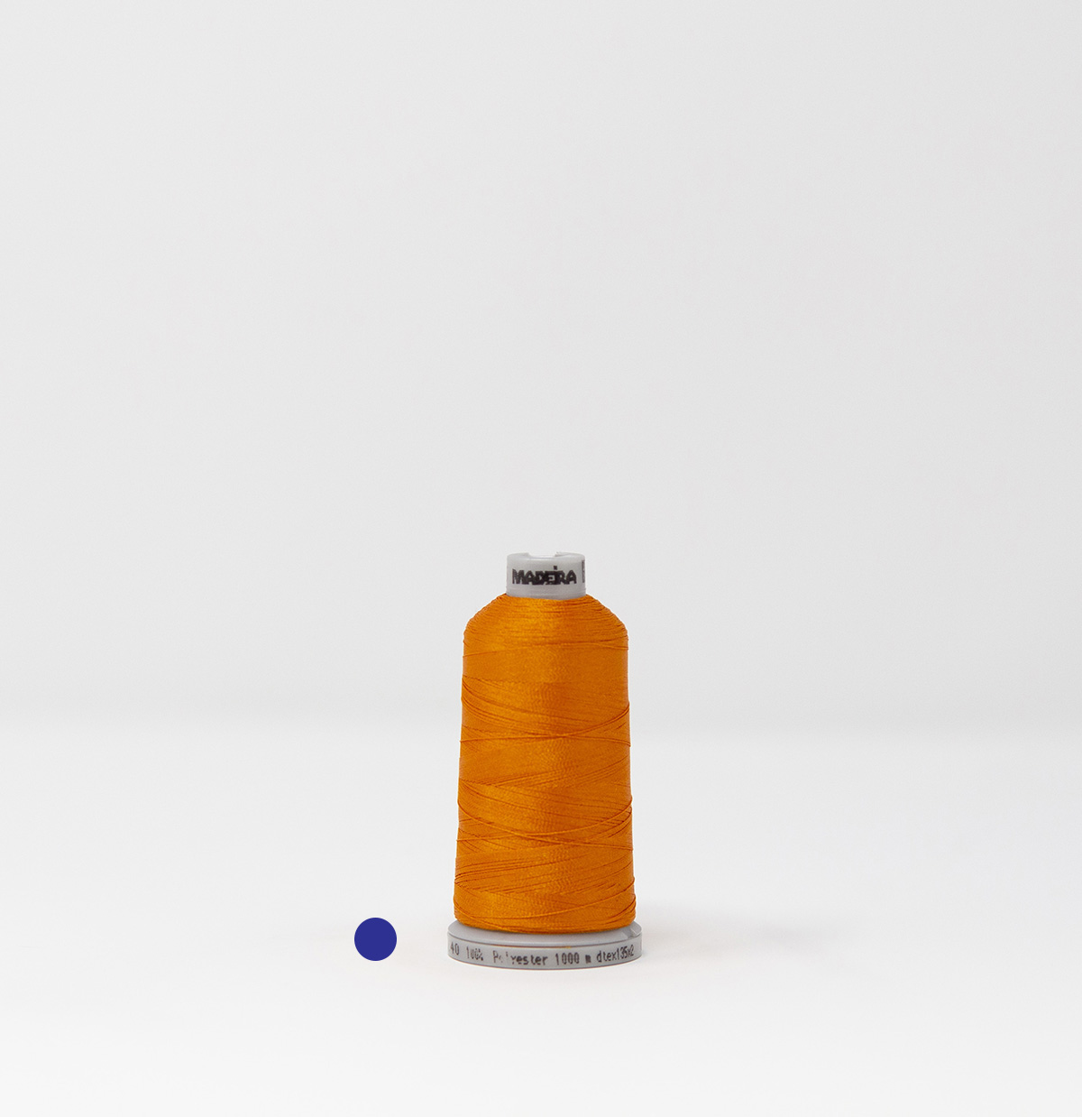 924-1765 1640 yard spool of #60 weight polyester Tiger Orange