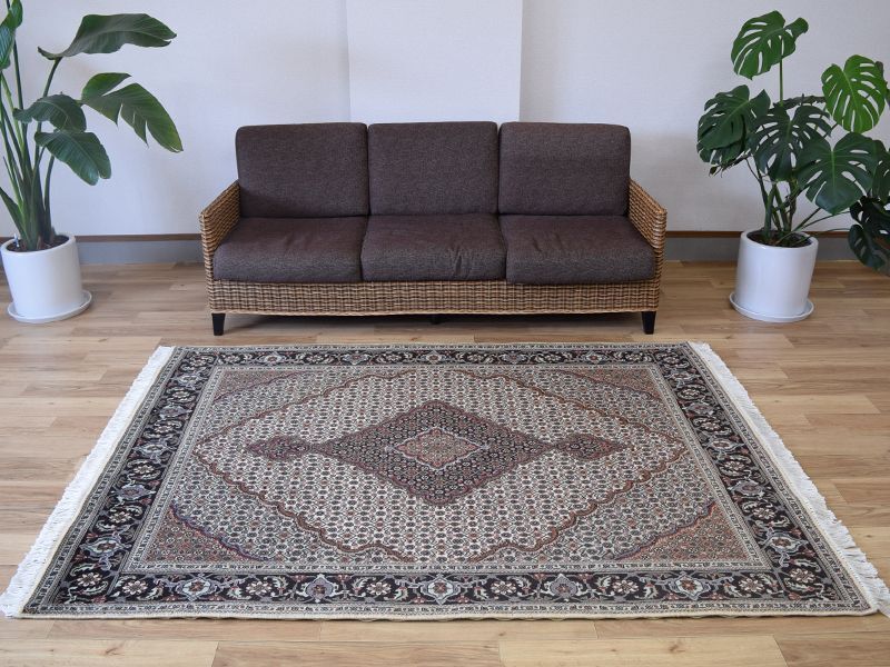 ペルシャ タフタン手作りラグ ランナー 56cm X 240cm