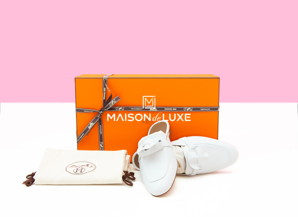 Hermes Women's Blue Maritime Rivoli 37 Mule Shoes Slipper Sandal