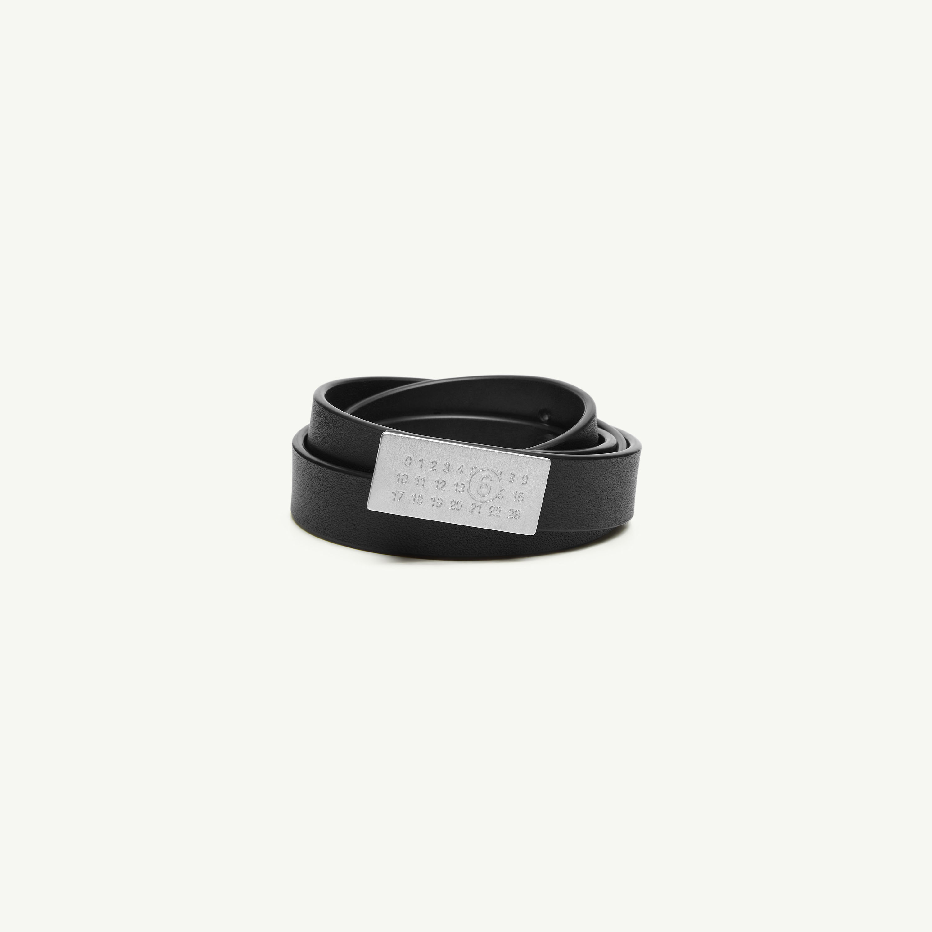 Black Calf Leather Belt | Maison Margiela
