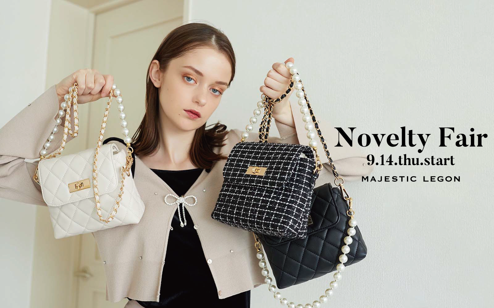 Novelty Fair ”オリジナルミニショルダーバッグ”プレゼント♡9.14.thu