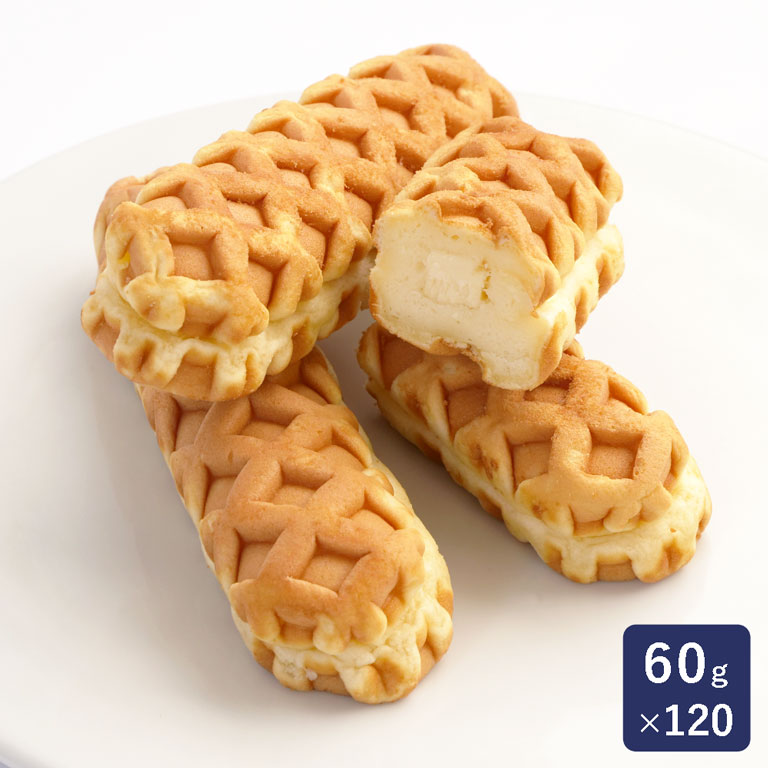 ニチレイ 原宿ドッグ（チーズ） 60g×120 焼成冷凍 ワッフル__