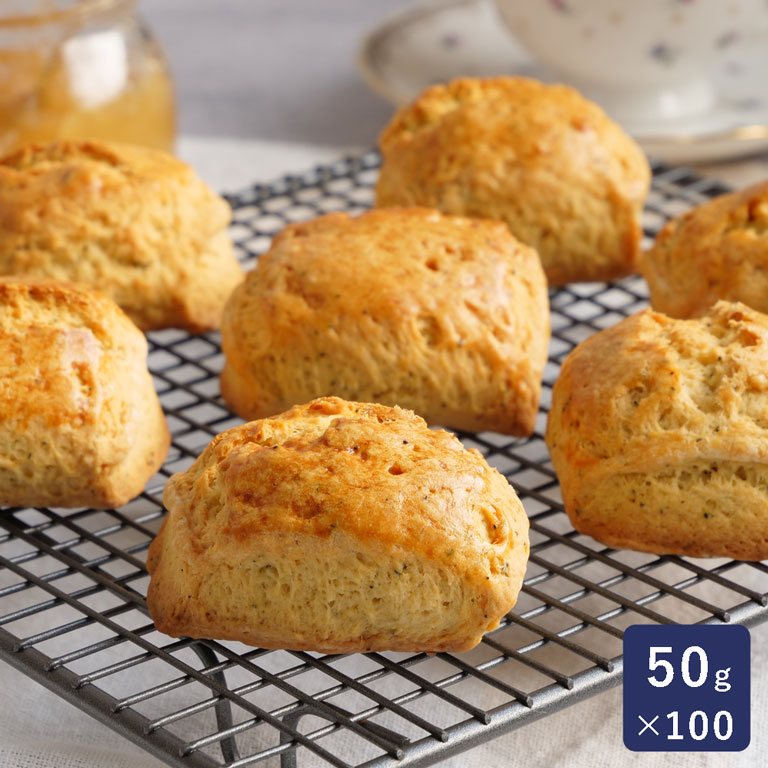 ISM（イズム） スコーンC50（紅茶） 50g×100 冷凍パン生地 発酵不要