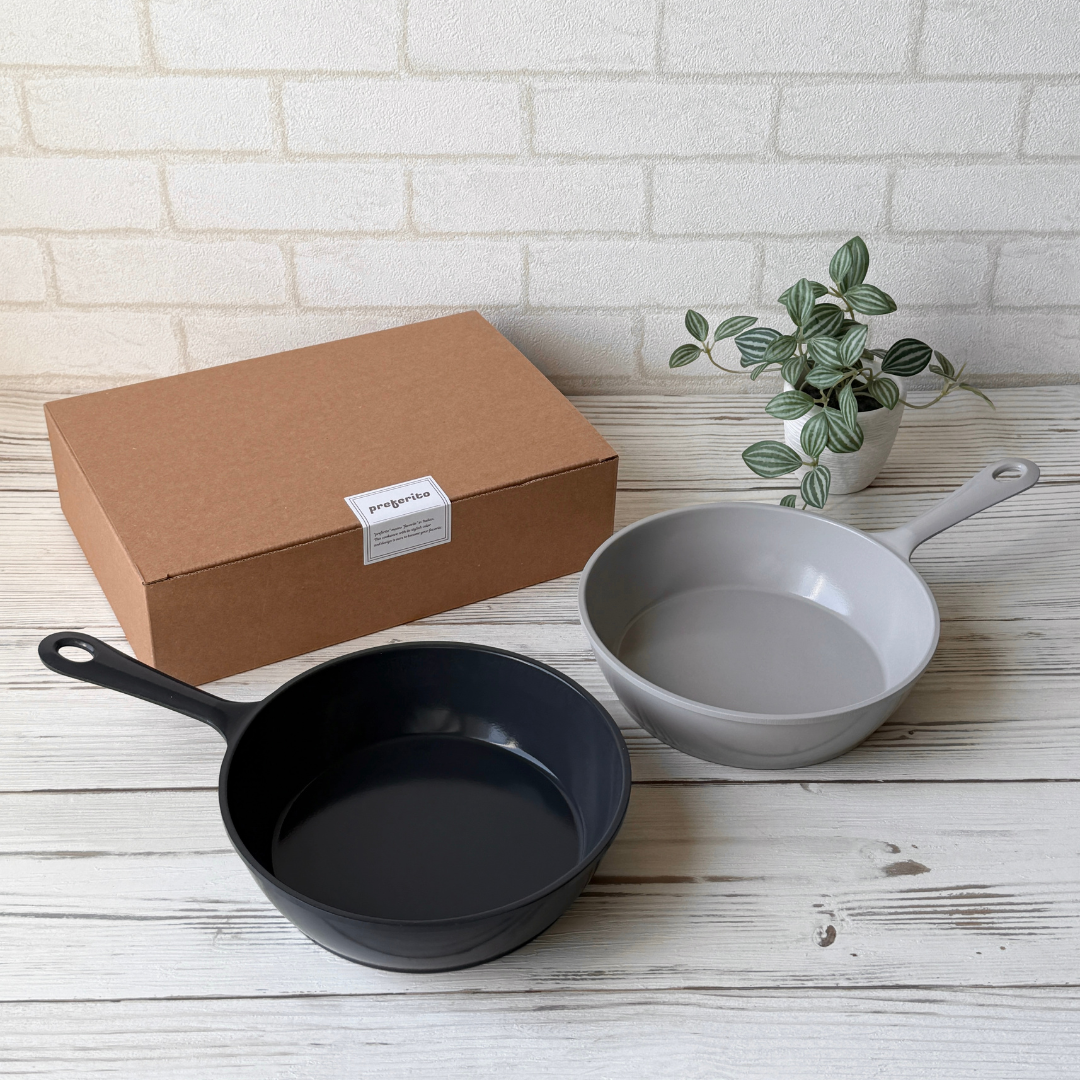 アルミスキレット｜スキレット｜preferito スキレット・鍋敷きセット