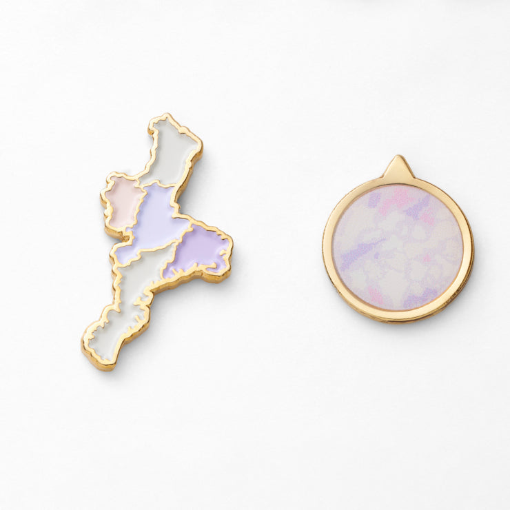 47palette カラーピンズプラス(2種)/24三重県｜地図グッズ｜Map Design