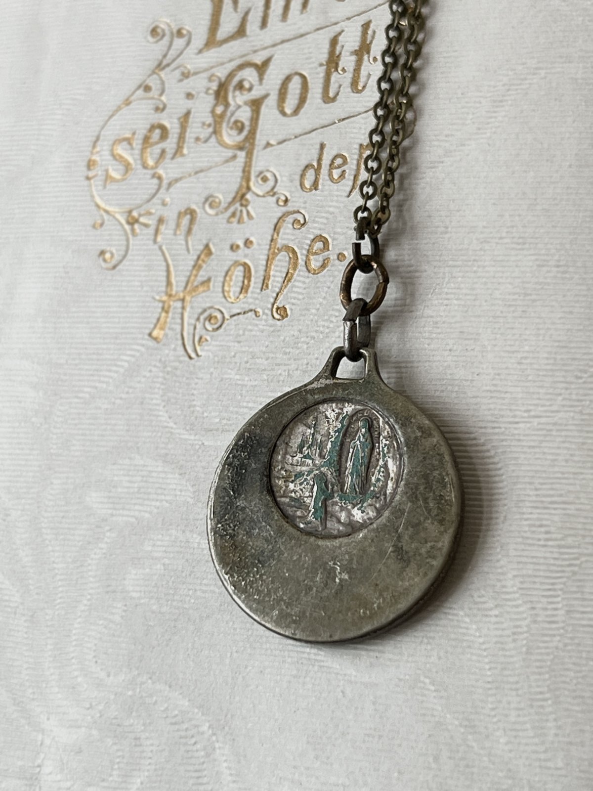 antique／ルルドの泉のメダイネックレス - MARCHE' DE SOEUR