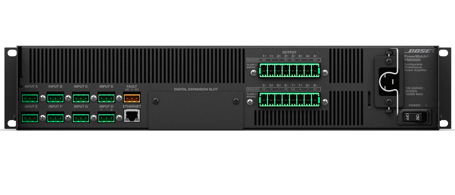 Bose PowerMatch PM8500N 4000 Watt Configurable Audio Power Amplifier