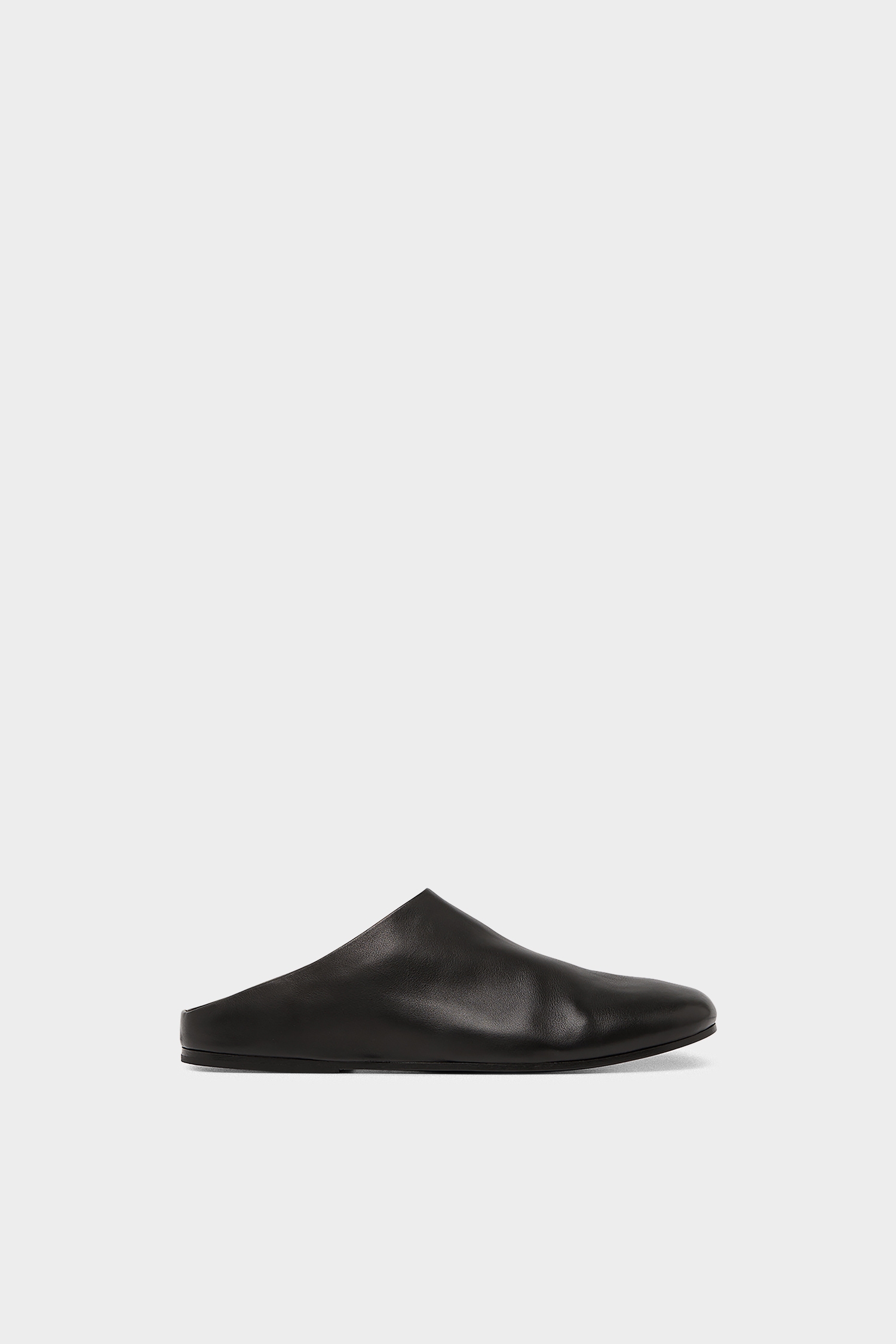 Men's Black Leather Mule Steccoblocco - Marsèll
