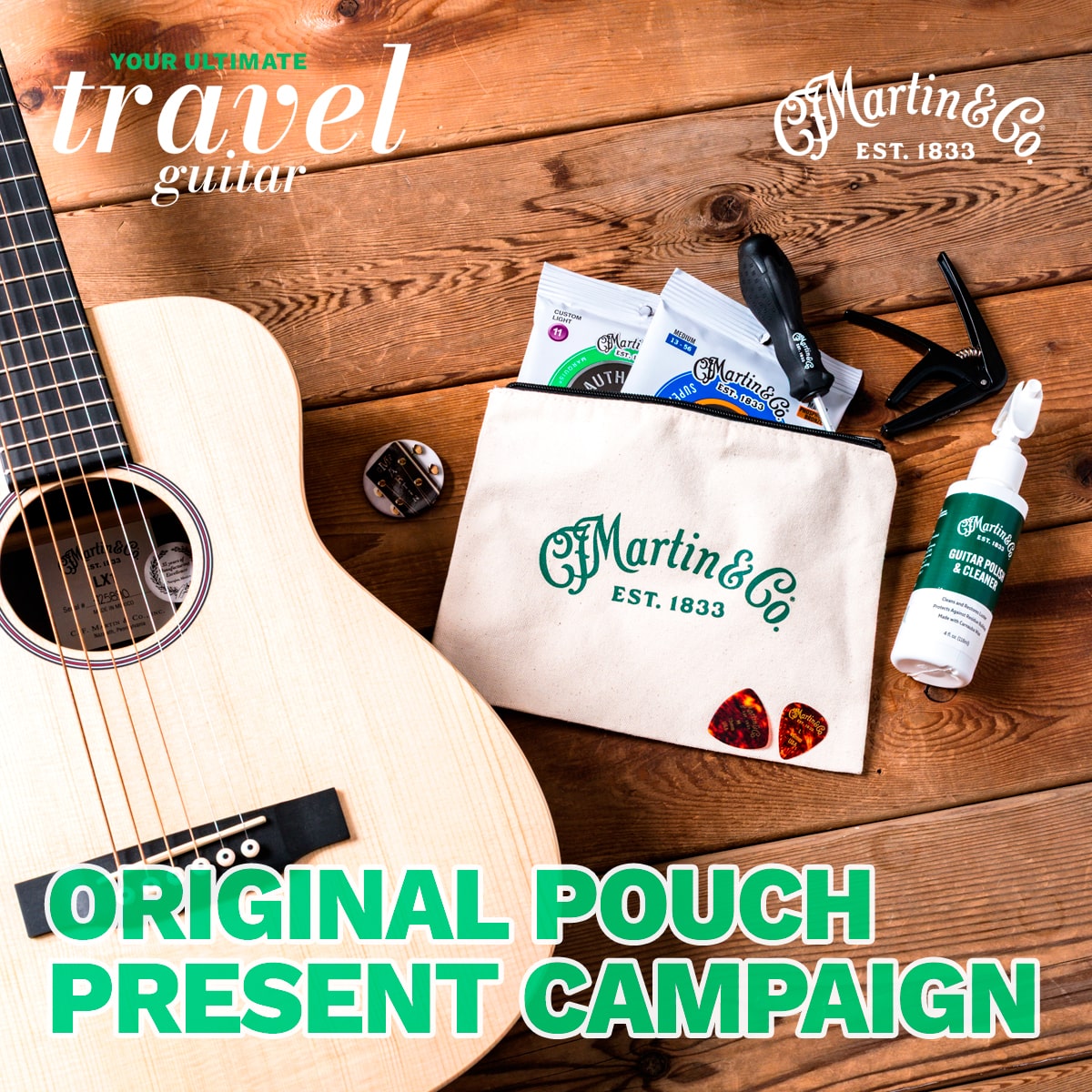 Martin LITTLE MARTIN／BACKPACKER オリジナルポーチプレゼント