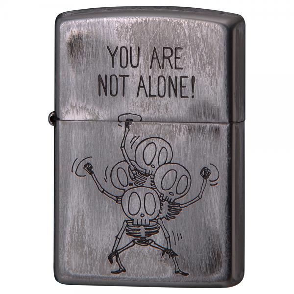ZIPPO 俺たちに翼はない Zippo Japan | SKULL YOU ARE NOT ALONE ! <俺たちがいるぜ!>