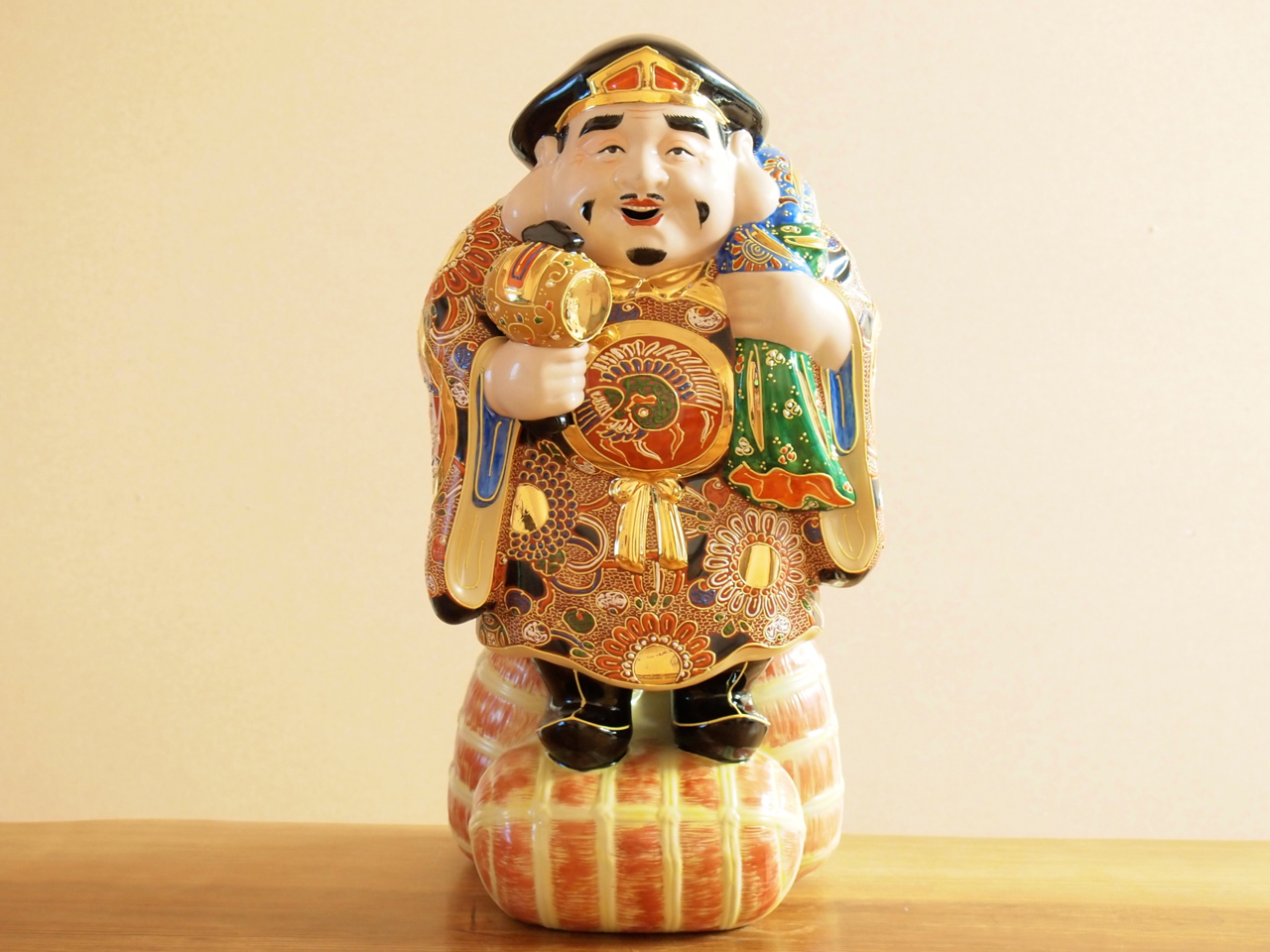 九谷焼 15号大黒 盛付 九谷焼マルヨネ 陶芸窯和陶房