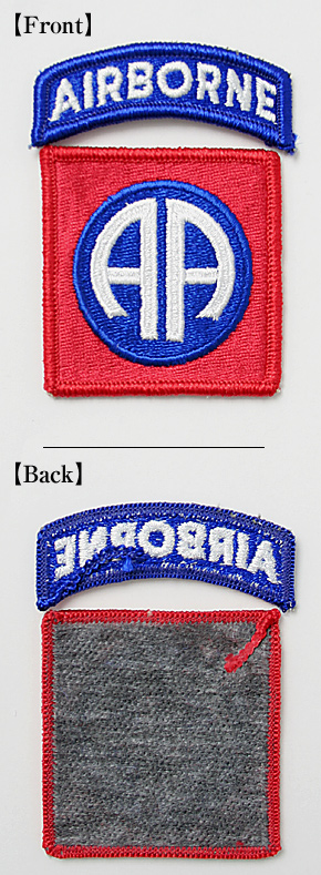US ARMY(米陸軍) 第82空挺師団 肩パッチ/カラー/メロウエッジ/VANGUARD