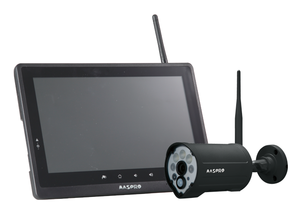 マスプロ　ワイヤレスカメラセット（10インチ） WC3A10ML ワイヤレスカメラセット WC3A10ML | マスプロ電工