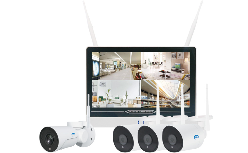 モニターレコーダー＋ワイヤレスカメラ4台セット TSP-WCS2301P