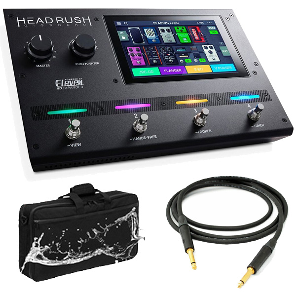 撥水エフェクターバッグ＆Beldenシールドセット】 HEADRUSH(ヘッド